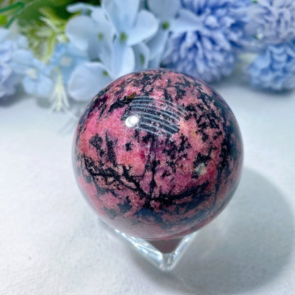 2.0"-4.0" Rhodonite Sphere Bulk Wholesale