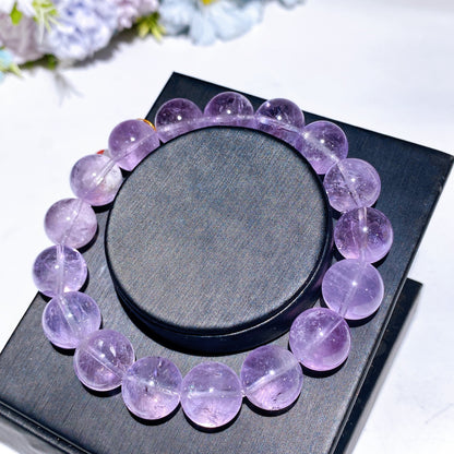 10-12mm Lavender Amethyst Bracelet Crystal Healing Bulk Wholesale