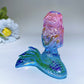 2.8"Angel Aura Crystal Mermaid Carvings Crystal Healing Bulk Wholesale