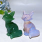 2.1"-2.3" Crystal Fox Carving Crystal Healing Bulk Wholesale