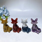 2.1"-2.3" Crystal Fox Carving Crystal Healing Bulk Wholesale