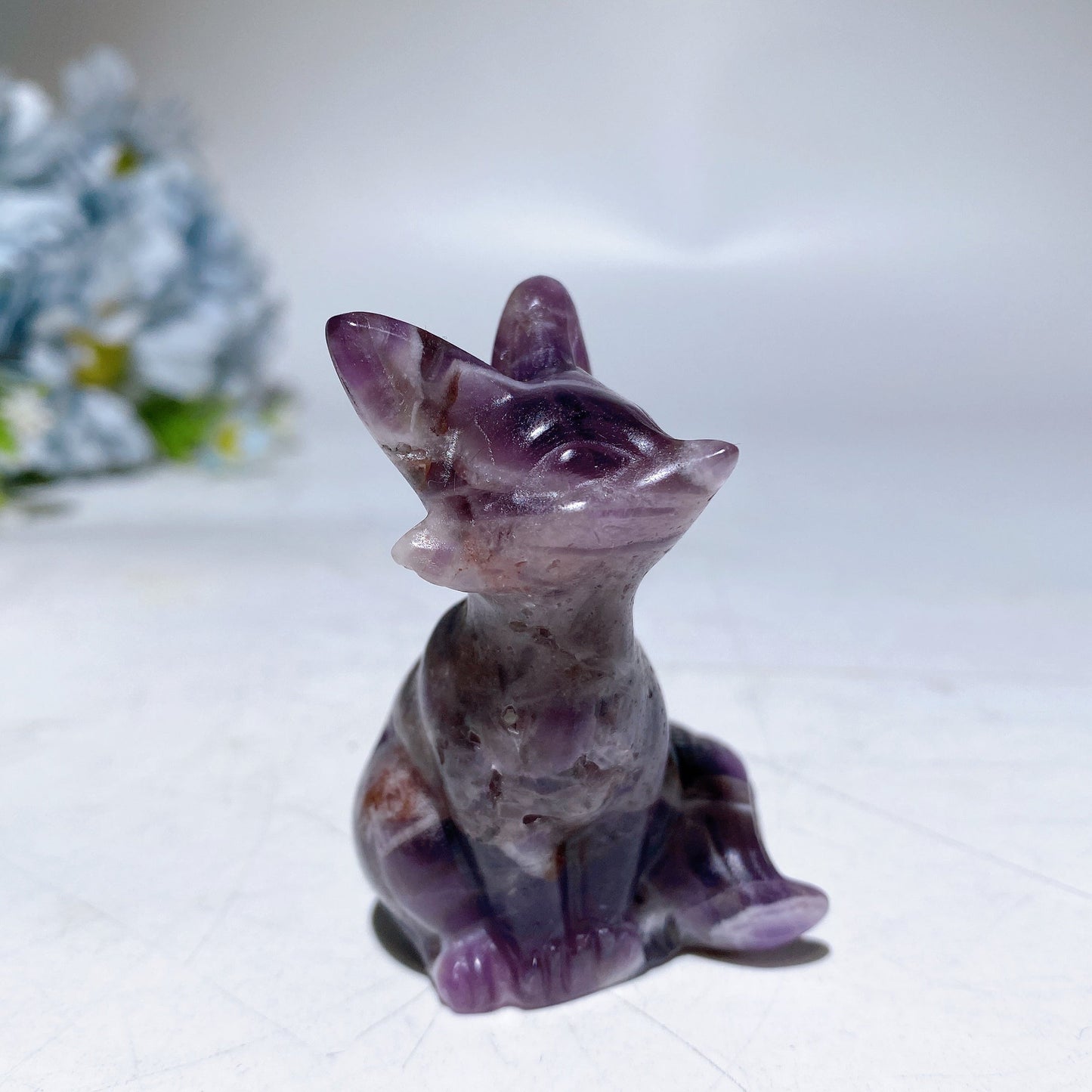 2.1"-2.3" Crystal Fox Carving Crystal Healing Bulk Wholesale