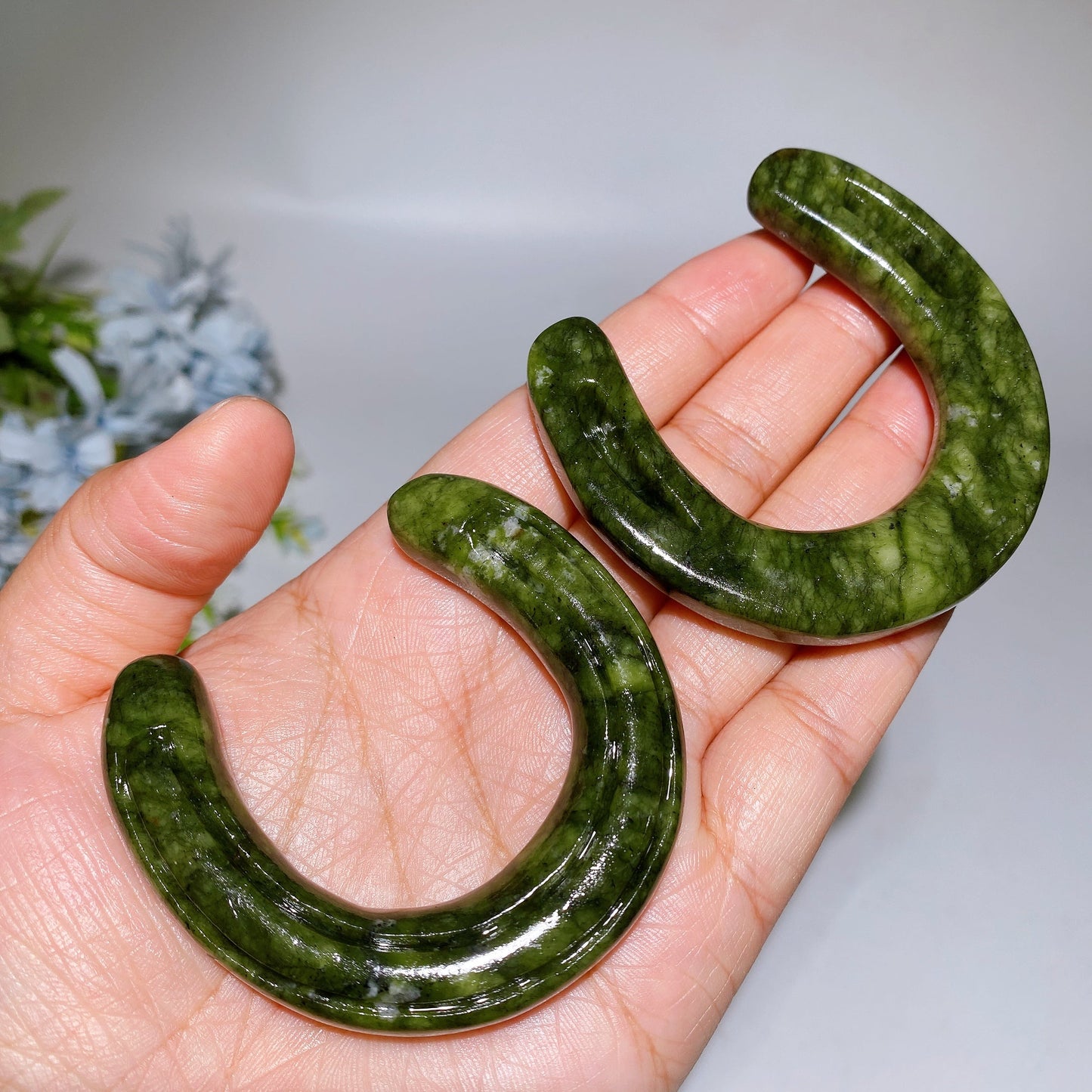 2.5" Crystal Horseshoe Carving Crystal Healing Bulk Wholesale