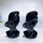 3.2" Black Obsidian Lady Carving Crystal Healing Bulk Wholesale
