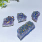 1.1"-1.8" Aura Amethyst Cluster Pendant Crystal Healing Bulk Wholesale