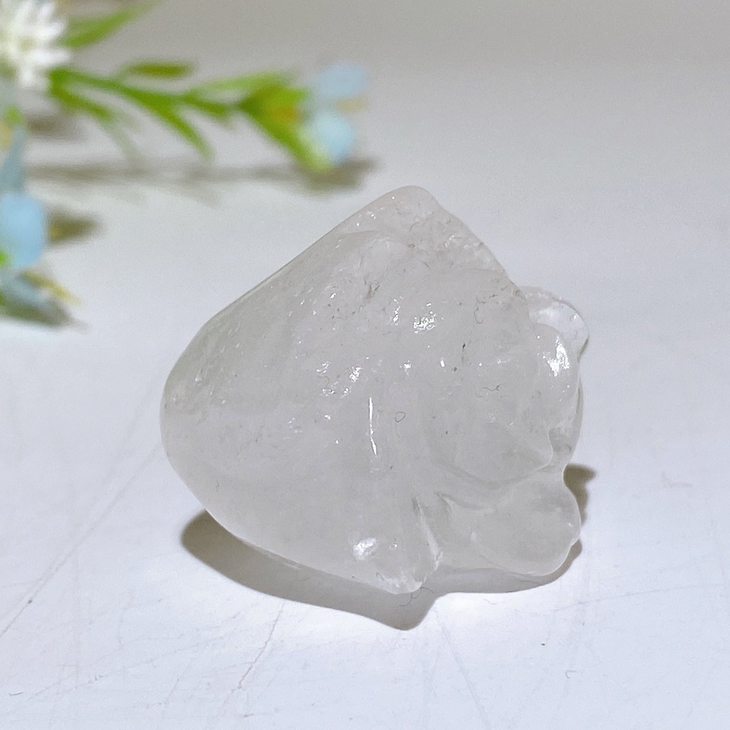 1.1" Crystal Flower Carvings Crystal Healing Bulk Wholesale