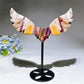 Mookite Mexican Onyx Wings Heart Carving with Stand Crystal Healing Bulk Wholesale