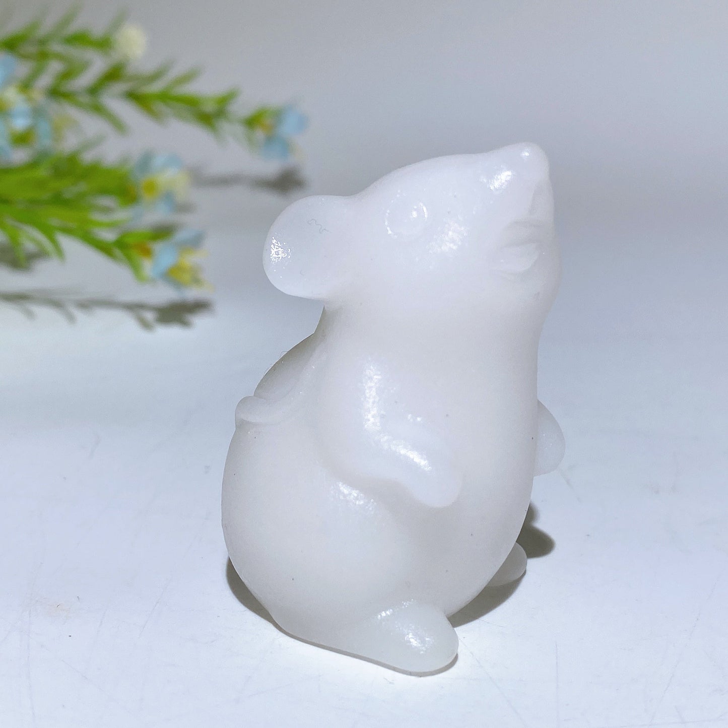 2.0" Crystal Mouse Carvings Crystal Healing Bulk Wholesale