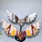Mookite Mexican Onyx Wings Heart Carving with Stand Crystal Healing Bulk Wholesale