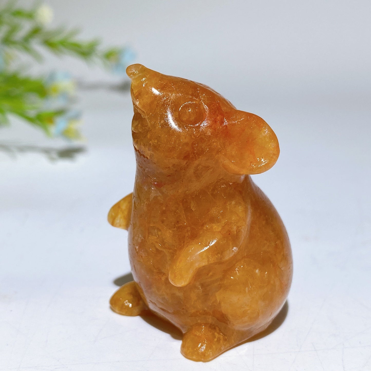 2.0" Crystal Mouse Carvings Crystal Healing Bulk Wholesale