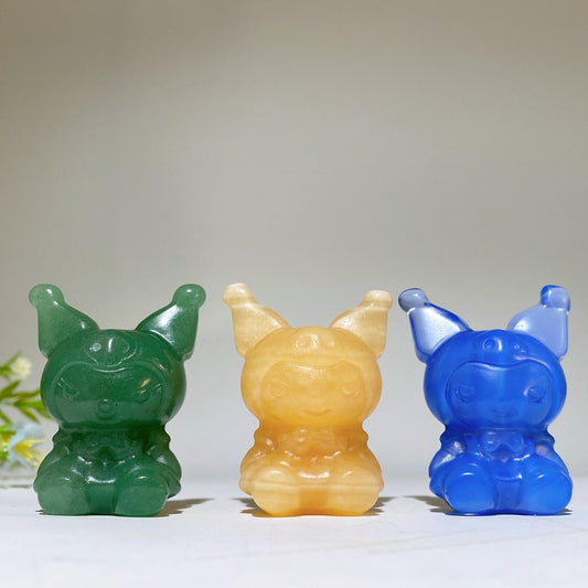 2.0" Crystal Melody Carvings Crystal Healing Bulk Wholesale