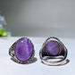 Amethyst Fire Quartz Ring Crystal Healing Bulk Wholesale