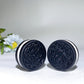 2.0" Black Obsidian White Jade OREO Carvings Crystal Healing Bulk Wholesale