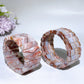 32mm Amethyst with Crazy Lace Agate Bangle Crystal Healing Bulk Wholesale
