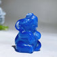 1.4" Crystal Elephant Carving Crystal Healing Bulk Wholesale