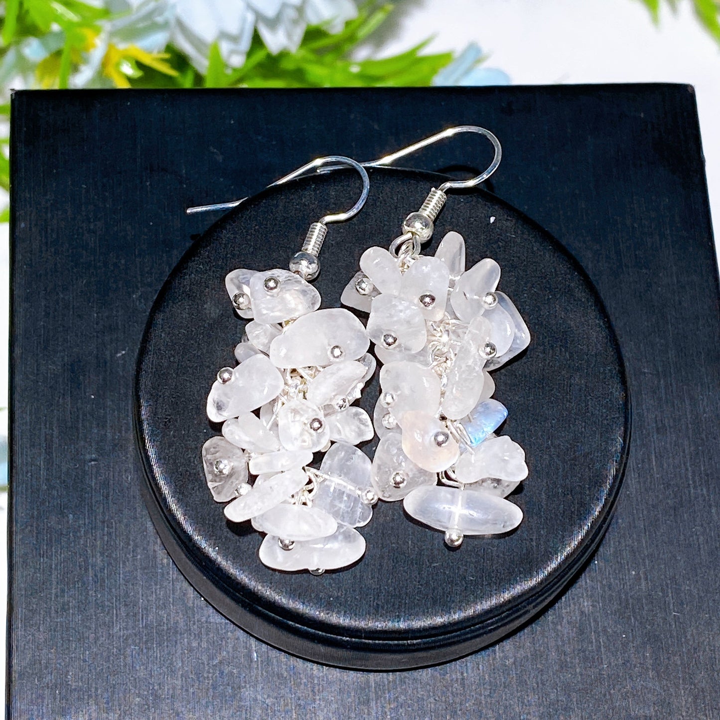 Crystal Chips Earring Crystal healing Bulk Wholesale