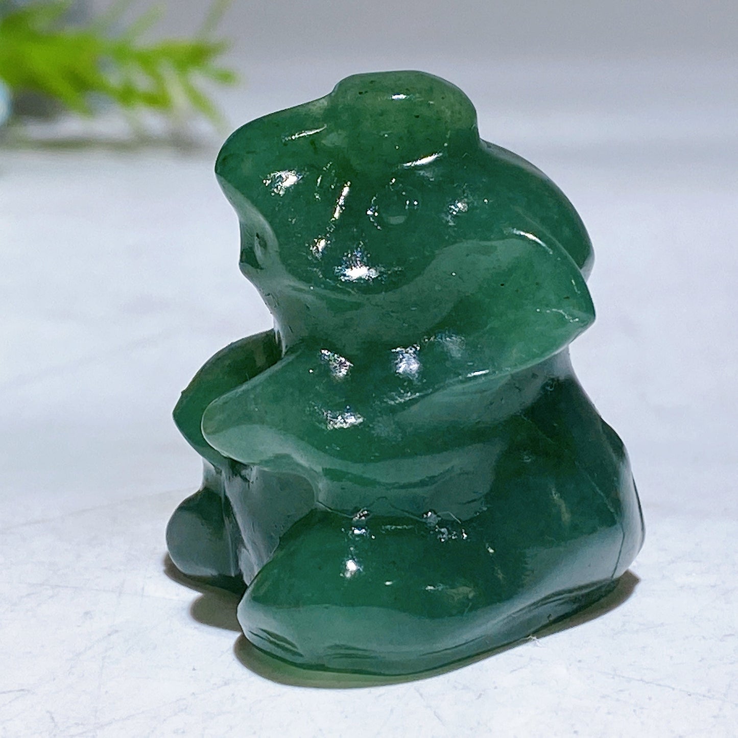 1.4" Crystal Elephant Carving Crystal Healing Bulk Wholesale