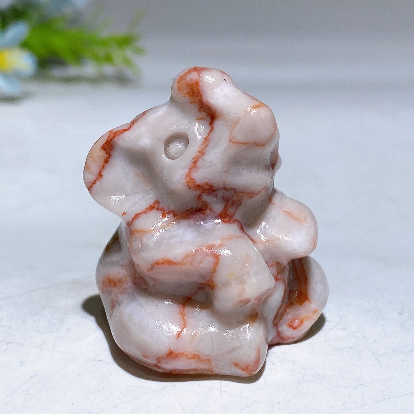 1.4" Crystal Elephant Carving Crystal Healing Bulk Wholesale