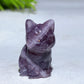 1.2" Crystal Cat Carving Crystal Healing Bulk Wholesale