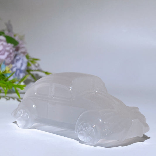 3.6" Selenite Car Carving Crystal Healing Bulk Wholesale