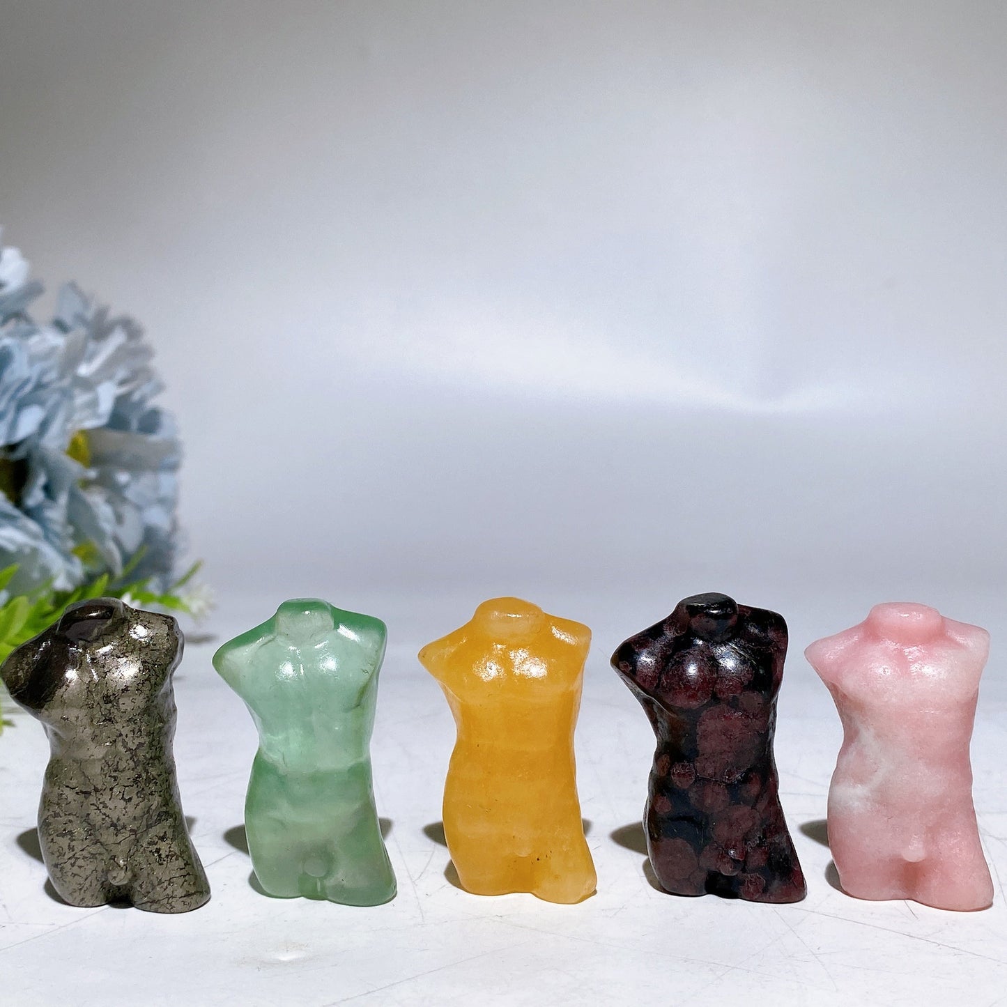 1.4" Crystal Men Model Carving Crystal Healing Bulk Wholesale