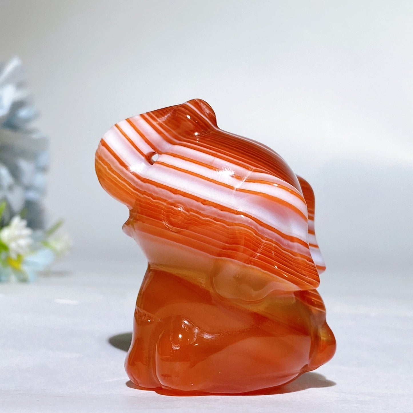 2.0" Sardonyx Elephant Carving Crystal Healing Bulk Wholesale