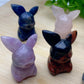 1.3" Mixed Crystal Pikachu Carvings Bulk Wholesale