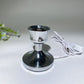 75mm Silver Plastic Lamp Stand with USB Crystal Healing Bulk Wholesale