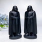4.0" Black Obsidian Darth Vader Carving Crystal Healing Bulk Wholesale