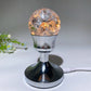 75mm Silver Plastic Lamp Stand with USB Crystal Healing Bulk Wholesale
