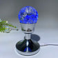 75mm Silver Plastic Lamp Stand with USB Crystal Healing Bulk Wholesale