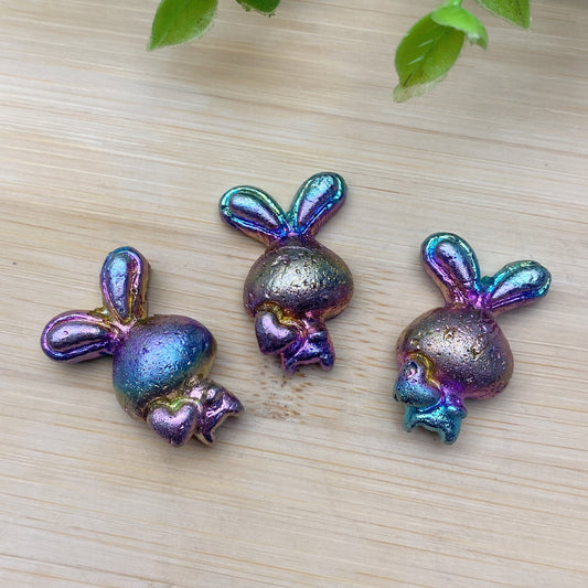 Aura Bismuth Mini Rabbit Carvings Bulk Wholesale