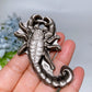 3.0" Silver Obsidian Scorpio Carving Crystal Healing Bulk Wholesale