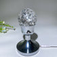 75mm Silver Plastic Lamp Stand with USB Crystal Healing Bulk Wholesale