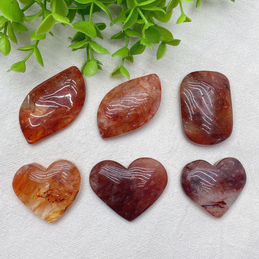 1.5"-2.3" Fire Quartz Palms Bulk Wholesale