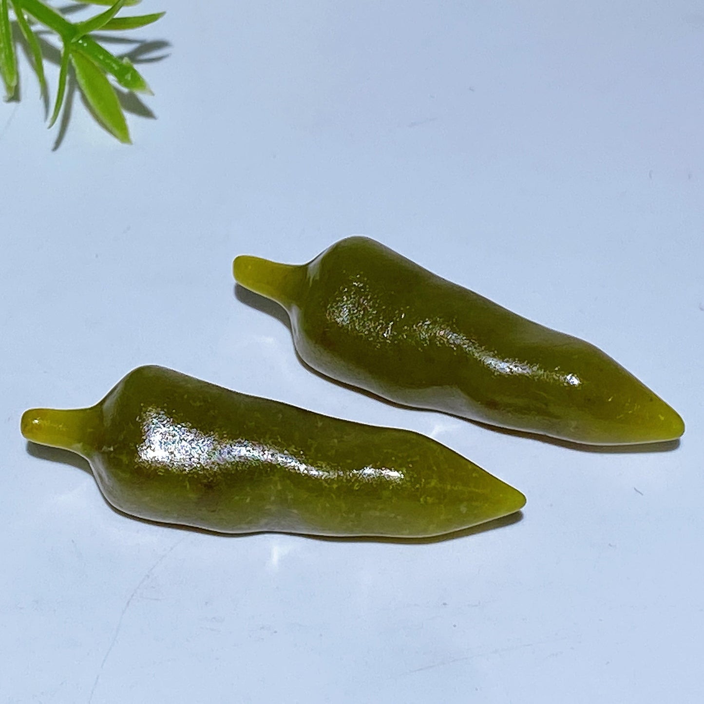 1.9" Crystal Chili Vegetable Carving Crystal Healing Bulk Wholesale