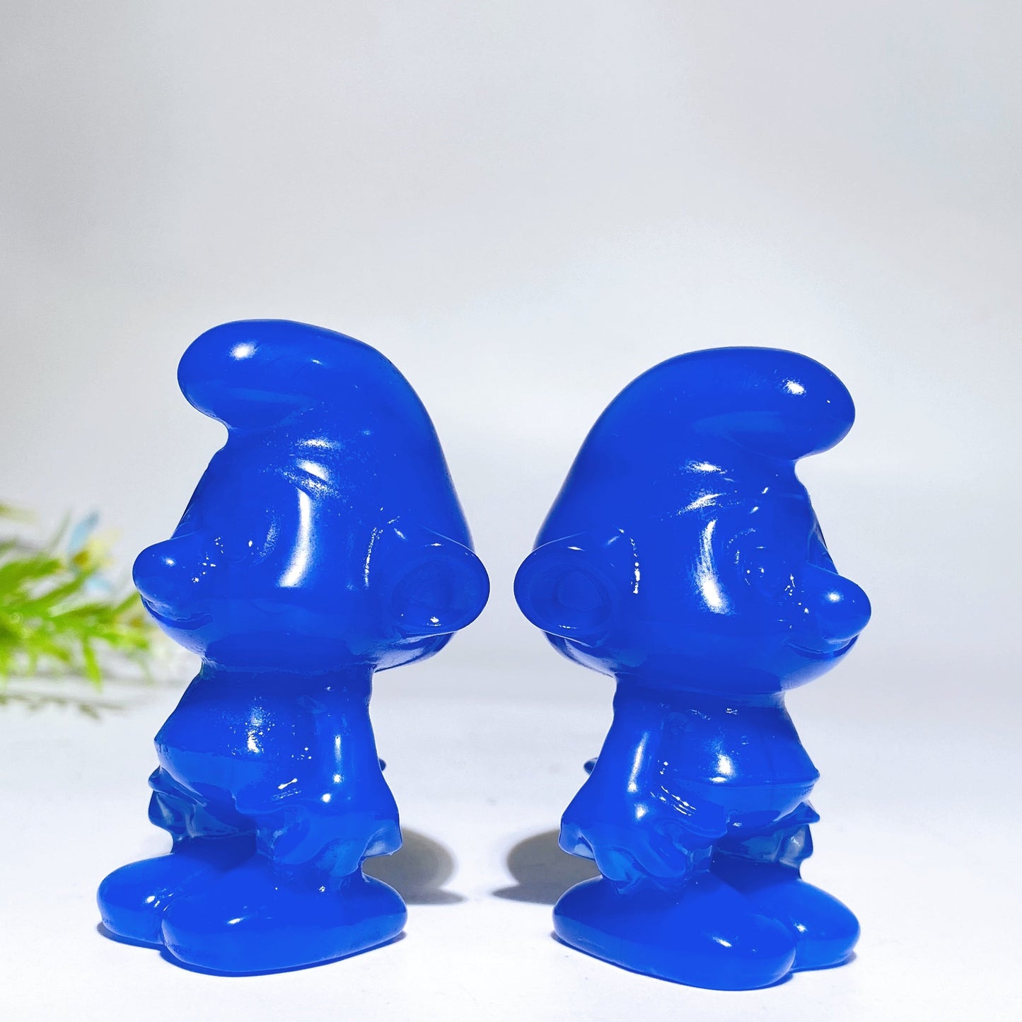 2.4" Blue Opalite Elf Carving Crystal Healing Bulk Wholesale