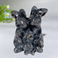 2.4" Crystal Rabbit Family Carvings Crystal Healing Bulk Wholesale