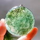 Moss Agate Round Slab Pendant Crystal Healing Bulk Wholesale