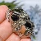 Raw Pyrite Pendant with Chain Necklace Crystal Healing Bulk Wholesale
