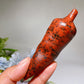3.9" Sesame Stone Serpentine Chili Vegetable Carving Crystal Healing Bulk Wholesale
