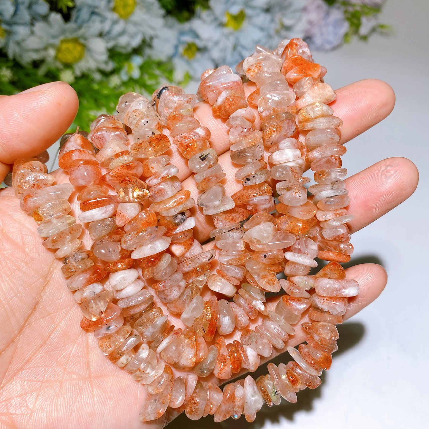 8-10mm Crystal Chips String for Jewelry DIY Crystal Healing Bulk Wholesale