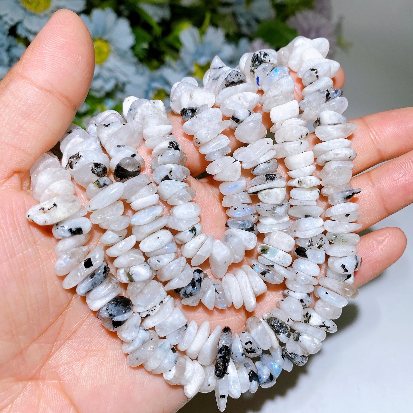 8-10mm Crystal Chips String for Jewelry DIY Crystal Healing Bulk Wholesale