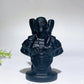 3.8" Black Obsidian Deadpool Carving Crystal Healing Bulk Wholesale