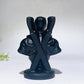 3.8" Black Obsidian Deadpool Carving Crystal Healing Bulk Wholesale