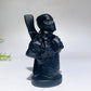 3.8" Black Obsidian Deadpool Carving Crystal Healing Bulk Wholesale