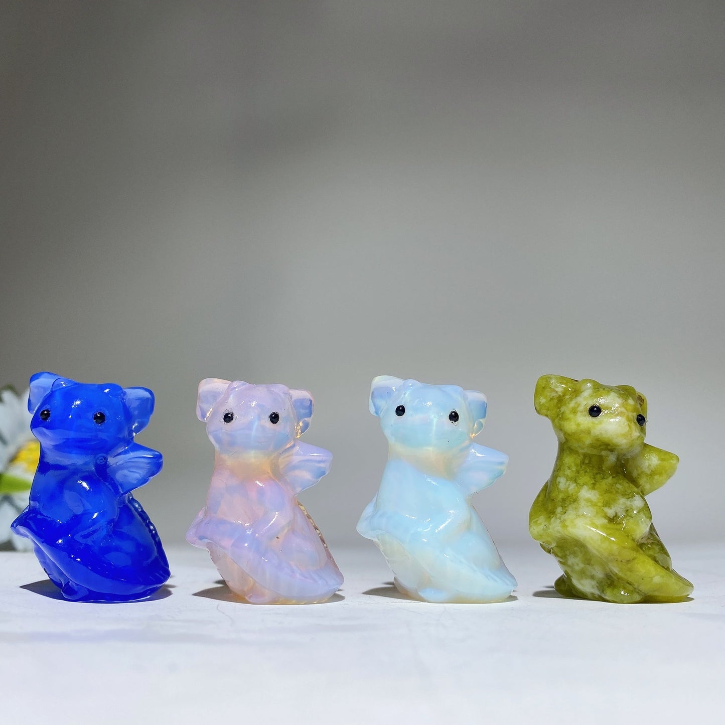 1.5" Crystal Dragon Carving Crystal Healing Bulk Wholesale