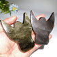3.5" Golden Obsidian Silver Obsidian Angel Carving Crystal Healing Bulk Wholesale