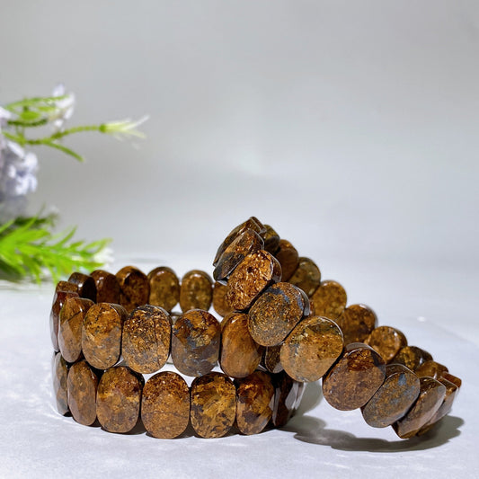 15mm Bronzite Bangle Bracelet Crystal Healing Bulk Wholesale