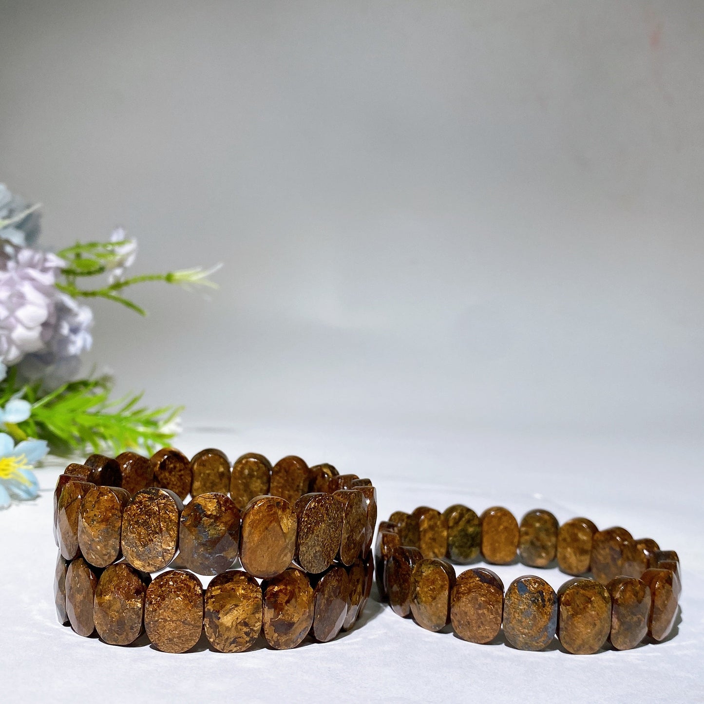 15mm Bronzite Bangle Bracelet Crystal Healing Bulk Wholesale